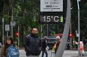 Baixas temperaturas no centro de São Paulo