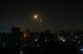 Iranian missiles pass through Gaza Strip airspace