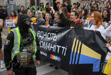 Equality March organized by the LGBT+ community in Kyiv