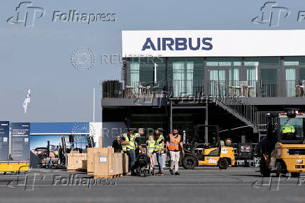 FILE PHOTO: 55th Paris Air Show at Le Bourget Airport near Paris