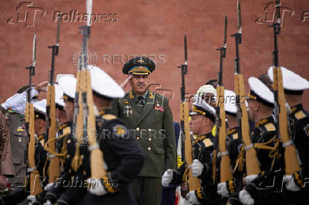 Interim President of the Republic of Mali Assimi Goita attends a wreath-laying ceremony in Moscow