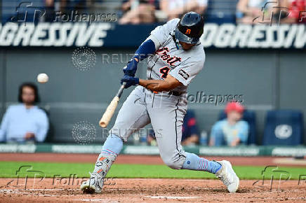 MLB: Detroit Tigers at Cleveland Guardians