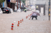 South Korea lashed by heavy rain, one dead and more than 100 evacuated