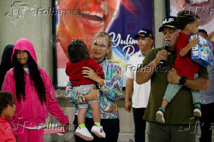 Deportation flight with Venezuelan migrants from the U.S., in Maiquetia