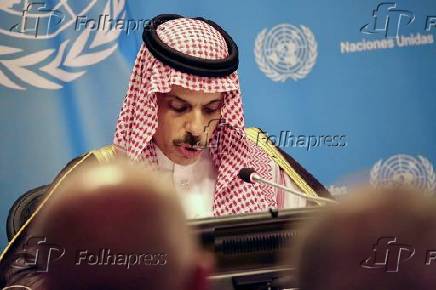 Coletiva de imprensa para a solução pacífica da questão da Palestina e sobre a implementação de uma solução de dois Estados.
