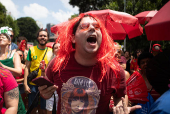 Bloco de Carnaval Ritaleena desfila na Zona Oeste de SP