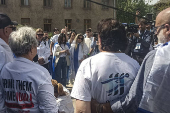 Marcha de los Vivos del campo de concentración nazi de Auschwitz