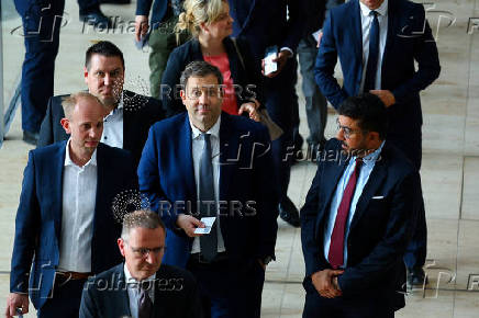 Election of a new German Chancellor, in Berlin