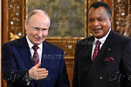 Russia's President Putin and Congo Republic's Sassou meet in Moscow