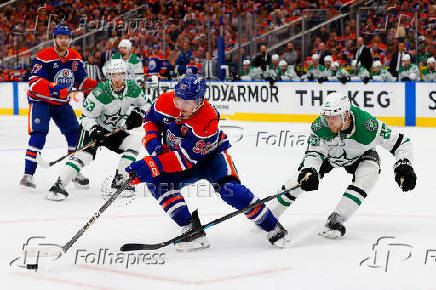 NHL: Stanley Cup Playoffs-Dallas Stars at Edmonton Oilers