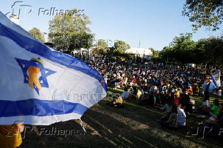 Rally calling for the release of all hostages as Israel marks 600 days since they were kidnapped