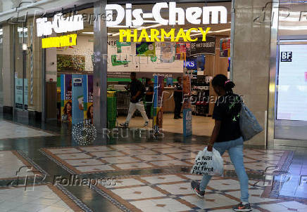 FILE PHOTO: South Africa's Dis-Chem Pharmacy outlet is seen in Cape Town