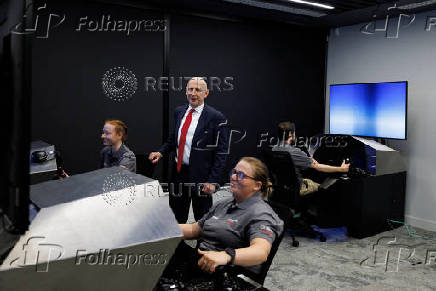 Britain's Defence Secretary John Healey visits MBDA Storm Shadow factory in Stevenage
