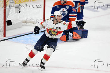 NHL: Stanley Cup Final-Florida Panthers at Edmonton Oilers