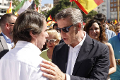 Manifestación del PP contra Sánchez bajo el lema 'Democracia o mafia'
