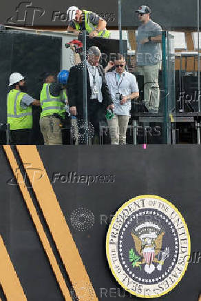 Preparations for the U.S. Army 250th anniversary parade, in Washington