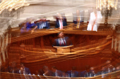 Debate on the new elected government program, at the parliament in Lisbon