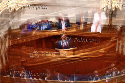 Debate on the new elected government program, at the parliament in Lisbon