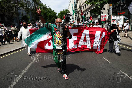 Pro-Palestinian demonstration in London