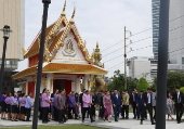 Suspended Thai Prime Minister Paetongtarn Shinawatra's first day of work in role as Culture Minister