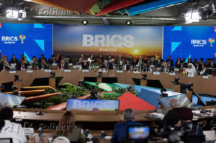Segunda plenária da reunião de cúpula dos Brics