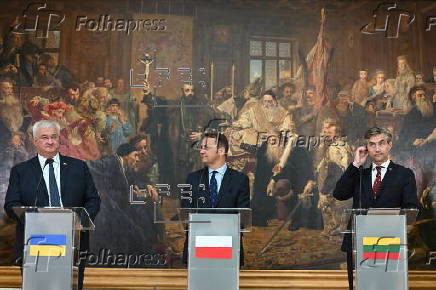 Ceremony marking 5th anniversary of the Lublin Triangle in Lublin