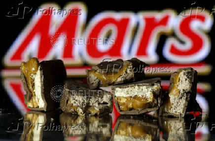 FILE PHOTO: Mars bars are seen in this picture illustration