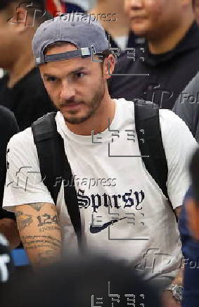 Tottenham Hotspur arrives for a friendly match