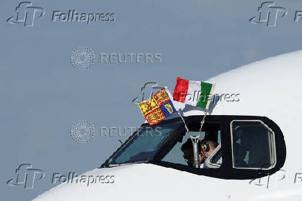 Britain's King Charles visits Italy