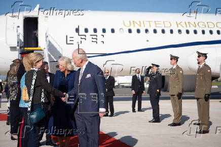 Britain's King Charles and Queen Camilla on state visit to Italy