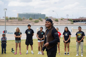Protest to stop the sale of Oak Flat, land considered sacred by the Apache, to Resolution Copper in Phoenix, Arizona