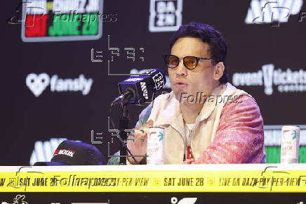 Boxers Jake Paul and Julio Cesar Chavez Jr. hold press conference for upcoming boxing mastch