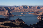 Colorado River at Lake Powell on the Arizona-Utah state border