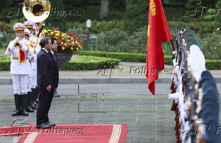 French President Emmanuel Macron visits Vietnam