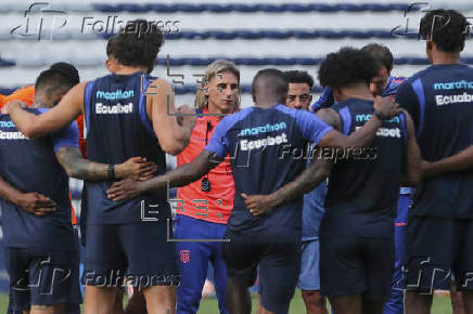 Entrenamiento de selección Ecuador