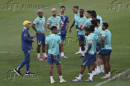 Entrenamiento de la selección de fútbol de Brasil en Ecuador