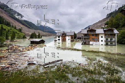 Aftermath of Birch Glacier collapse in Switzerland