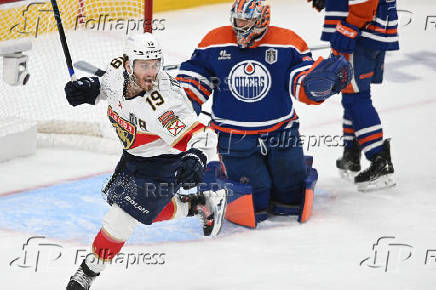 NHL: Stanley Cup Final-Florida Panthers at Edmonton Oilers