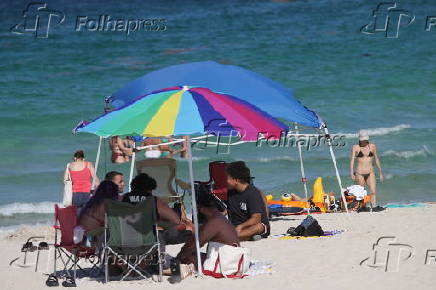 Ponto do píer da praia sul.