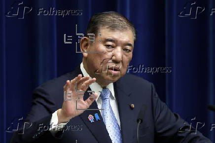 Japan's Prime Minister Ishiba holds press conference in Tokyo