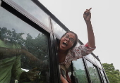 Protests in Delhi after student set herself on fire at college in Odisha