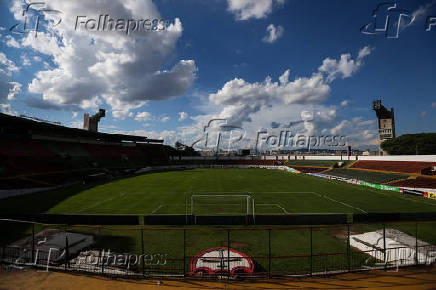 Vista do estádio Dr. Oswaldo Teixeira Duarte, mais conhecido como Canindé