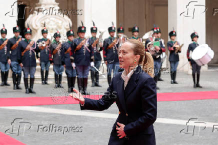 Italian PM Meloni and Montenegro's counterpart Spajic meet at Palazzo Chigi, in Rome