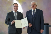 German cabinet members receive certificates of appointment at the Bellevue Palace in Berlin