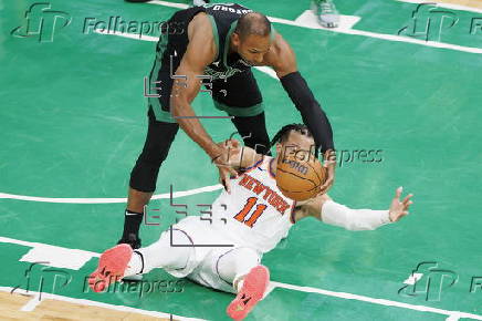 NBA Playoffs - New York Knicks at Boston Celtics