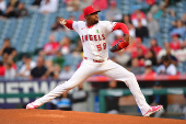 MLB: Miami Marlins at Los Angeles Angels