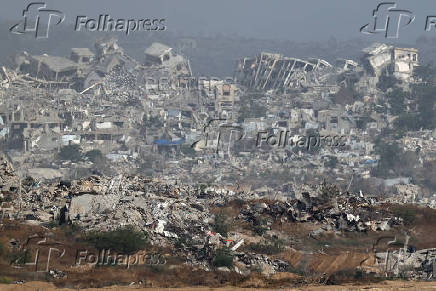 Smoke rises from North Gaza after an explosion
