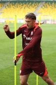 Polish national soccer team training session in Katowice