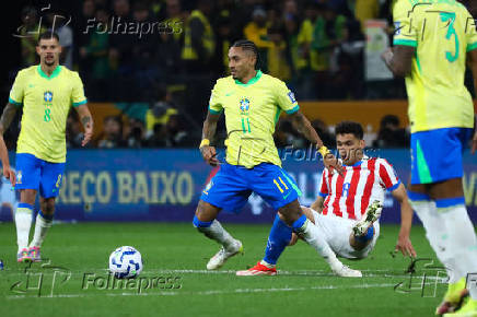 Brasil e Paraguai pelas Eliminatórias da Copa do Mundo de 2026