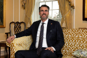 Oklahoma governor Kevin Stitt in Oklahoma City